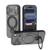 iPhone 18 Pro / 17 Pro Ring Shield MagSafe TPU Phone Case with 360 Degree Rotating Holder - Black