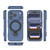 iPhone 18 Pro / 17 Pro Ring Shield MagSafe TPU Phone Case with 360 Degree Rotating Holder - Blue