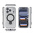 iPhone 18 Pro / 17 Pro Ring Shield MagSafe TPU Phone Case with 360 Degree Rotating Holder - Grey