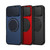 iPhone 18 Pro / 17 Pro ShellGod Magnetic Rotation Holder Lens Shield PC TPU Hybrid Phone Case - Red