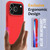 iPhone 18 Pro / 17 Pro Shockproof Silicone Magsafe Phone Case - Red