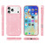 iPhone 18 Pro / 17 Pro Shockproof Terminator Glitter Powder Phone Case - Pink