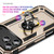 iPhone 18 Pro / 17 Pro Shockproof TPU Hybrid PC Phone Case with Holder - Gold