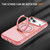 iPhone 18 Pro / 17 Pro Skin Feel Translucent PC Gear Holder C MagSafe Phone Case - Bright Pink + Pink