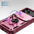 iPhone 18 Pro / 17 Pro Sliding Camshield TPU + PC Phone Case with Holder - Pink+Rose Red