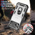 iPhone 18 Pro / 17 Pro Sliding Camshield TPU + PC Phone Case with Holder - White+Black