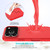 iPhone 18 Pro / 17 Pro Solid Color Silicone Phone Case - Red