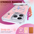 iPhone 18 Pro / 17 Pro Starry Glitter Magnetic Holder Phone Case - Pink