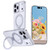 iPhone 18 Pro / 17 Pro Starry Glitter Magnetic Holder Phone Case - Transparent