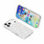 iPhone 18 Pro / 17 Pro Terminator Style Glitter Powder MagSafe Magnetic Phone Case - White