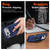 iPhone 18 Pro / 17 Pro TPU+PC Shockproof Card Phone Case with Metal Ring Holder - Blue