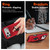 iPhone 18 Pro / 17 Pro TPU+PC Shockproof Card Phone Case with Metal Ring Holder - Red
