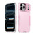 iPhone 18 Pro / 17 Pro Traveler Lens Frame Holder Phone Case - Semi-transparent Pink