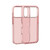 iPhone 18 Pro / 17 Pro Two-color Shockproof High Transparency TPU Phone Case - Pink