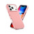 iPhone 18 Pro / 17 Pro Two-color Shockproof High Transparency TPU Phone Case - Pink
