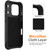 iPhone 18 Pro / 17 Pro Wave Texture MagSafe Magnetic Liquid Silicone Phone Case - Black