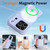 iPhone 18 Pro / 17 Pro Wave Texture MagSafe Magnetic Liquid Silicone Phone Case - Purple