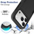 iPhone 18 Pro 2 in 1 PC + TPU Phone Case - Black