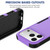 iPhone 18 Pro 2 in 1 PC + TPU Phone Case - Purple