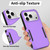 iPhone 18 Pro 2 in 1 PC + TPU Phone Case - Purple