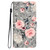 iPhone 18 Pro 3D Pattern Leather Phone Case - Gray Base Flower