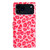 iPhone 18 Pro 3D Pattern Leather Phone Case - Pink Leopard Print