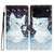 iPhone 18 Pro 3D Pattern Leather Phone Case - White Cat