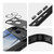 iPhone 18 Pro Acrylic Hybrid TPU Armor Shockproof Phone Case - Black