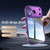 iPhone 18 Pro Acrylic Hybrid TPU Armor Shockproof Phone Case - Purple