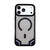 iPhone 18 Pro Armor 2 in 1 TPU Hybrid PC Frosted Magnetic Phone Case - Black