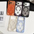 iPhone 18 Pro Armor 2 in 1 TPU Hybrid PC Frosted Magnetic Phone Case - Blue