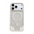 iPhone 18 Pro Armor 2 in 1 TPU Hybrid PC Frosted Magnetic Phone Case - White