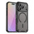 iPhone 18 Pro Armor Glaze MagSafe Magnetic Phone Case - Black
