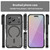 iPhone 18 Pro Armor Glaze MagSafe Magnetic Phone Case - Black