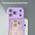 iPhone 18 Pro Armor Glaze MagSafe Magnetic Phone Case - Purple