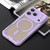 iPhone 18 Pro Armor Glaze MagSafe Magnetic Phone Case - Purple