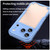 iPhone 18 Pro Armor Glaze PC Hybrid TPU Phone Case - Blue