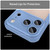 iPhone 18 Pro Armor Glaze PC Hybrid TPU Phone Case - Blue