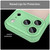 iPhone 18 Pro Armor Glaze PC Hybrid TPU Phone Case - Green