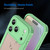 iPhone 18 Pro Armor Glaze PC Hybrid TPU Phone Case - Green