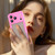 iPhone 18 Pro Armor Glaze PC Hybrid TPU Phone Case - Pink