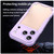 iPhone 18 Pro Armor Glaze PC Hybrid TPU Phone Case - Purple