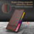 iPhone 18 Pro AZNS Magnetic Calf Texture Flip Leather Phone Case - Light Brown