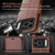 iPhone 18 Pro AZNS Sheepskin Texture Flip Leather Phone Case - Black