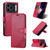 iPhone 18 Pro AZNS Sheepskin Texture Flip Leather Phone Case - Red