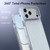 iPhone 18 Pro Bright Color Blocking Camera Bracket Magnetic Phone Case - Grey