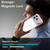 iPhone 18 Pro Bright Color Blocking Camera Bracket Magnetic Phone Case - White