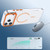 iPhone 18 Pro Bright Color Clear MagSafe Lens Frame Holder Phone Case - Orange