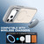 iPhone 18 Pro Bright Color Contrast Skin-feel Camera Bracket Magsafe Phone Case - Grey