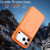 iPhone 18 Pro Bright Color Contrast Skin-feel Camera Bracket Magsafe Phone Case - Orange